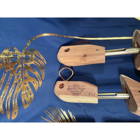 WOODEN SHOE INSERTS - SZ L & XL BY SHOE KEEPERS AND HOW & FRILS WESTERN WEAR - Picture 3 of 7